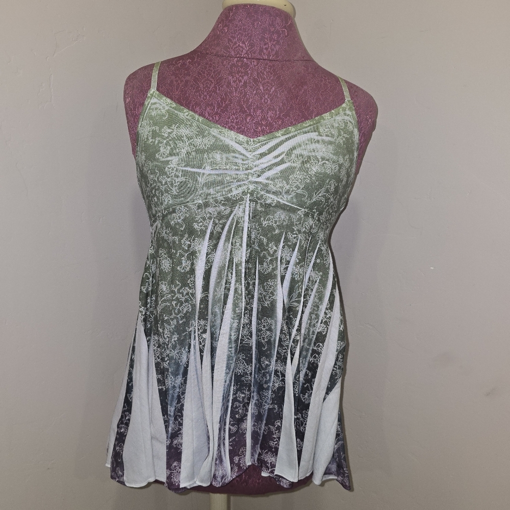 Y2K Mudd Top Size M Fairy Coquette Whimsical Boho Cottagecore Babydoll